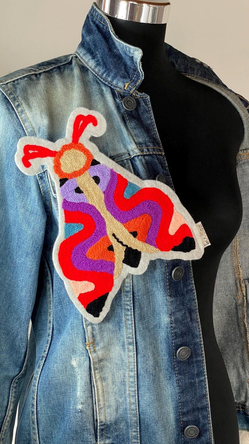 il 794xn.6253715943 lovp Patch broderie papillon de nuit, une façon élégante et ludique de personnaliser vos chemises et sacs. Marque buuBoo